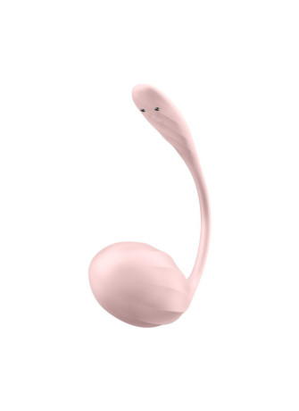 Oeuf vibrant télécommandé rose Ribbed Petal Satisfyer - CC597861